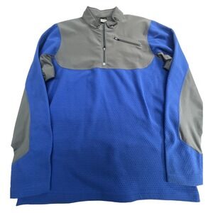 Nike sweater Men's size XL blue/gray quarter-zip